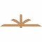 Ekena Millwork Redmond Smooth Timber Gable Bracket, Western Red Cedar, 96"W x 28"H x 1 1/2"D x 5 1/2"F, 7/12 Pitch GBW096X28X0206RED00SWR - alternate 1